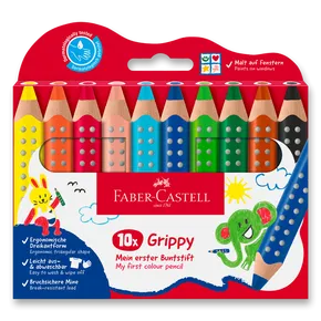 Faber-Castell Grippy Buntstifte - 10 Farben